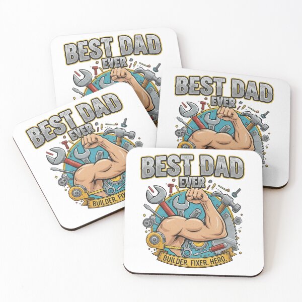Item preview, Best Dad Ever | Builder Fixer Hero Handyman Art designed and sold by TheArtForge.
