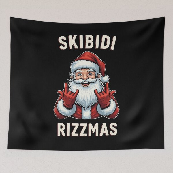 Item preview, Skibidi Rizzmas Funny Santa Meme Christmas  designed and sold by ArtFromBeyond.