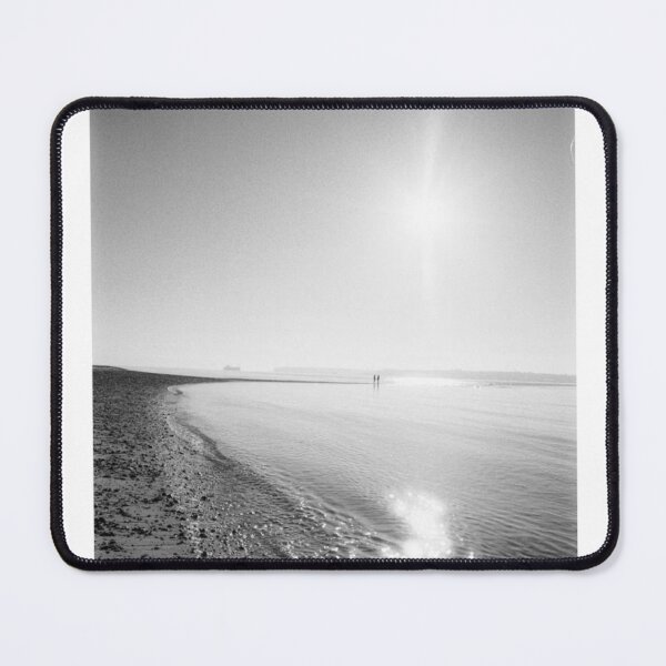 Item preview, Summer Beach and Sea Scene Black and White Photographic Print designed and sold by Mother-Nature65.