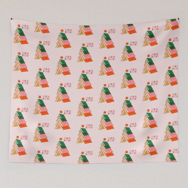 Item preview, Merry and Bright Book Tree designed and sold by AtTeeTime.