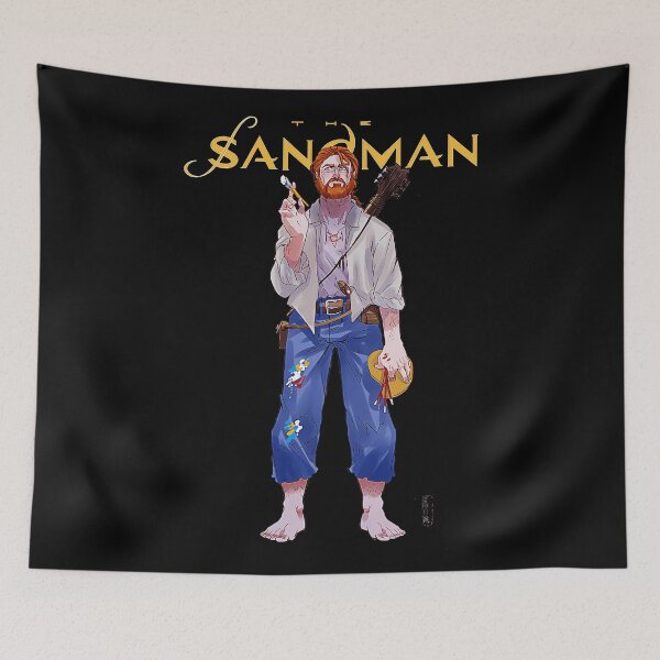 Item preview, The Sandman Bearded Wanderer Holding Rifle designed and sold by StevMarkham.