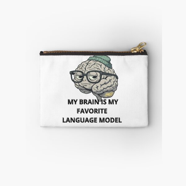 Item preview, "MY BRAIN IS MY FAVORITE LANGUAGE MODEL" T-Shirt - Sarcasm IA Tech designed and sold by BAIteWear.