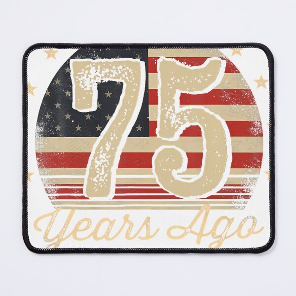 Item preview, Built 75 Years Ago Funny 75Th Birthday Usa Flag designed and sold by TysonLangosh.