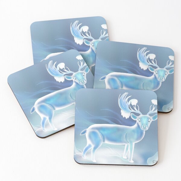 Item preview, Winter Stag Illustration designed and sold by RamblingFox.