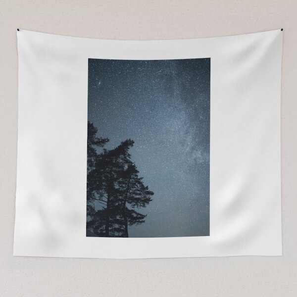 Item preview, Blue Silhouette Night Sky Photographic Print designed and sold by Mother-Nature65.