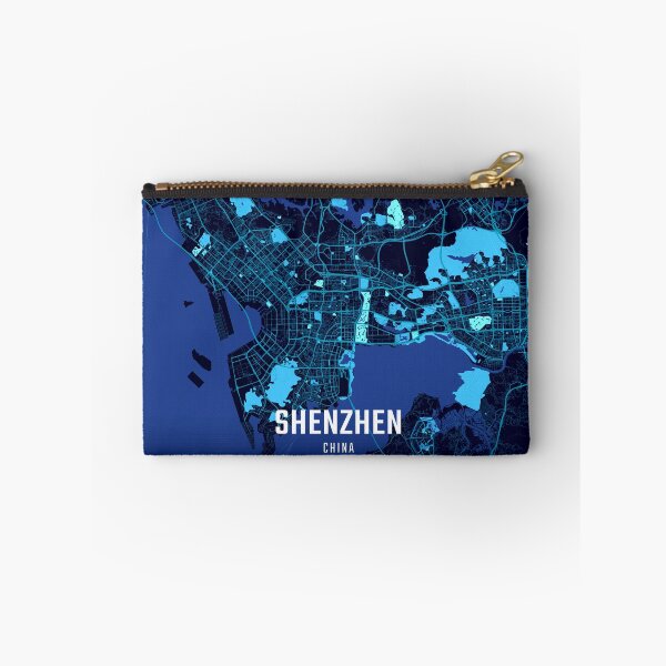 Item preview, Shenzhen Midnight City Map designed and sold by HomeLivingCo.