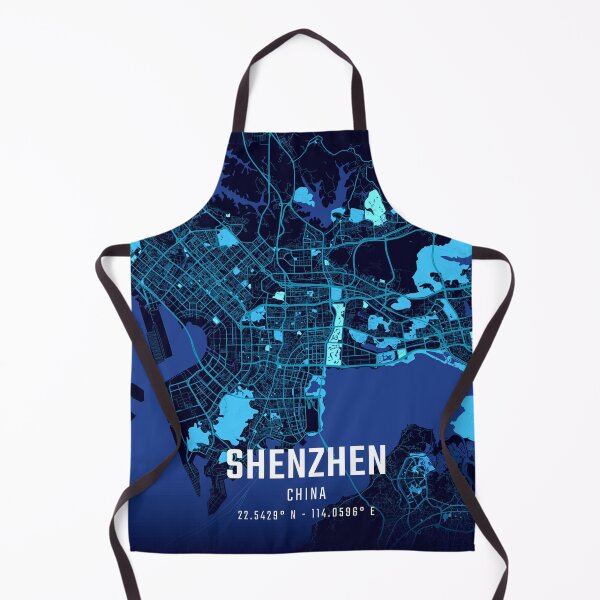 Item preview, Shenzhen Midnight City Map designed and sold by HomeLivingCo.