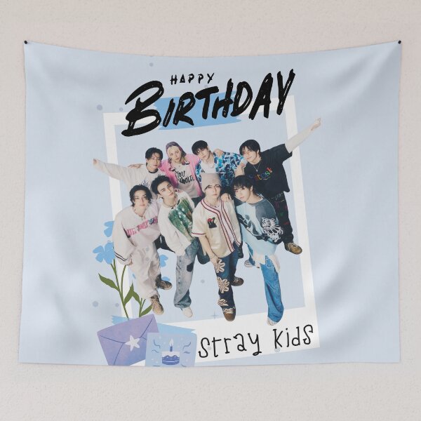 Item preview, Happy birthday Stray Kids designed and sold by jaofnn.
