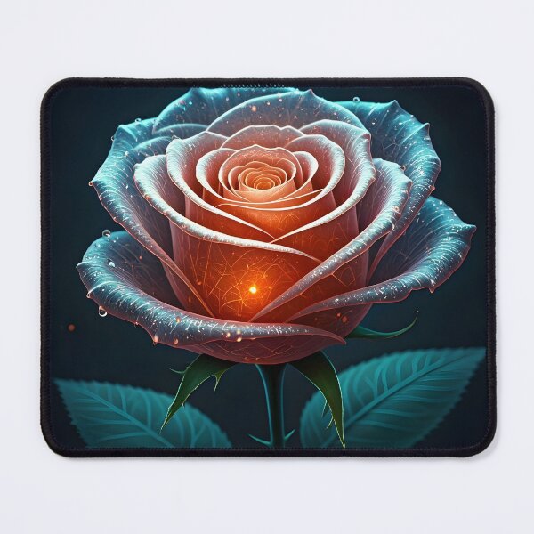 Item preview, Rose of Luminous Spider Silk designed and sold by PawPrintedArt.