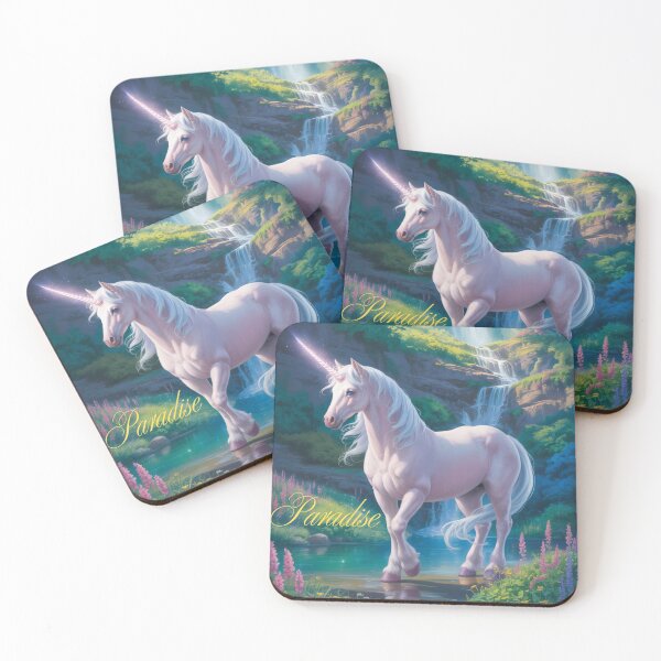 Item preview, The Unicorn in Enchanted Land designed and sold by AleksandraJac05.