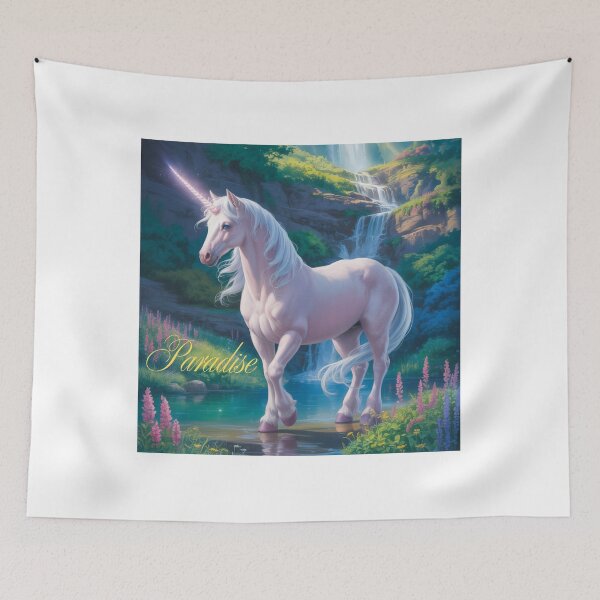 Item preview, The Unicorn in Enchanted Land designed and sold by AleksandraJac05.