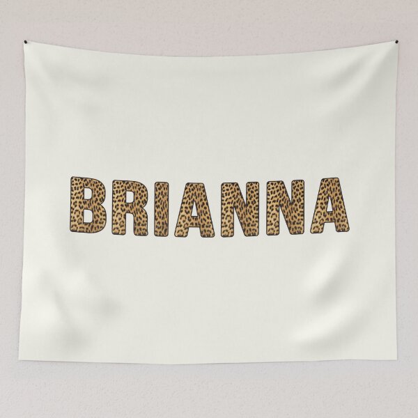 Item preview, Brianna Name Leopard Print designed and sold by Jeallan Designs.