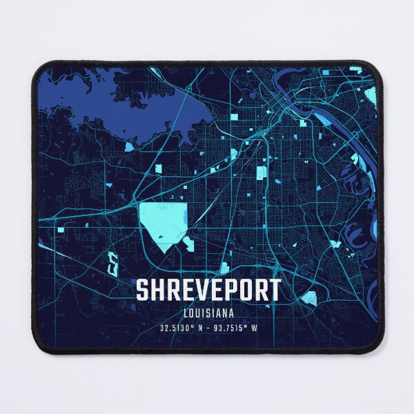 Item preview, Shreveport Midnight City Map designed and sold by HomeLivingCo.