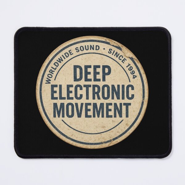 Item preview, Deep Electronic Movement – Vintage Electronic Music Badge designed and sold by |TRSSHOP|.