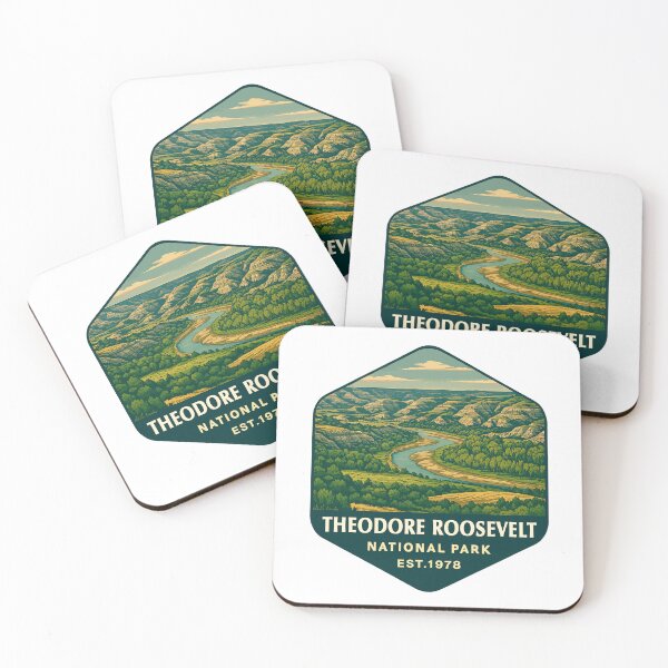 Item preview, Pegatina del Parque Nacional Theodore Roosevelt designed and sold by Ismeal Von.