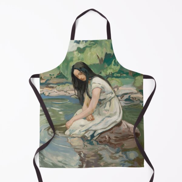 Item preview, Rêverie au Bord de l’Eau – French Romantic Painting designed and sold by CARRAANN.