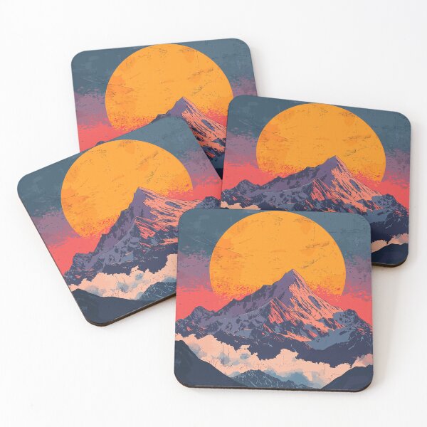 Item preview, Mountains at Sunset designed and sold by Liededrom..