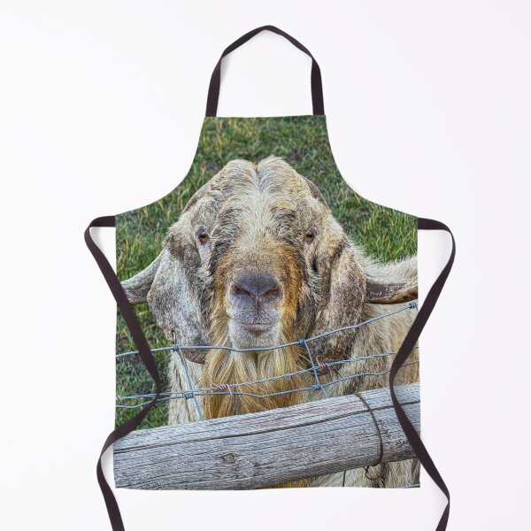 Item preview, Goat looks at you through fence closeup designed and sold by MYTOPSHELF.