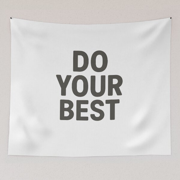 Item preview, Do Your Best Minimal Typography designed and sold by VibeLab_Art.