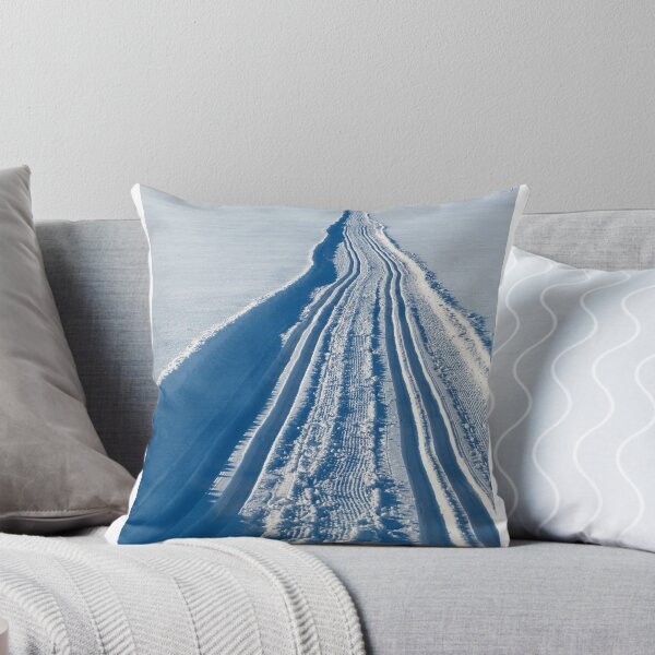 Item preview, Distant Snow Tracks To the Horizon Photographic Print designed and sold by Mother-Nature65.