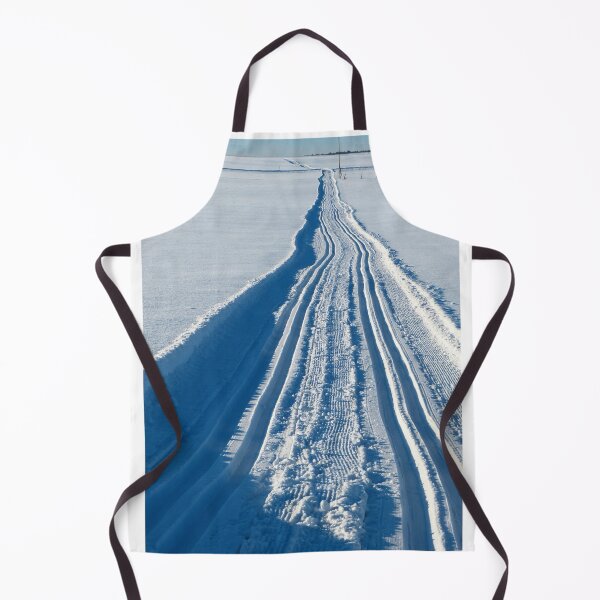 Item preview, Distant Snow Tracks To the Horizon Photographic Print designed and sold by Mother-Nature65.