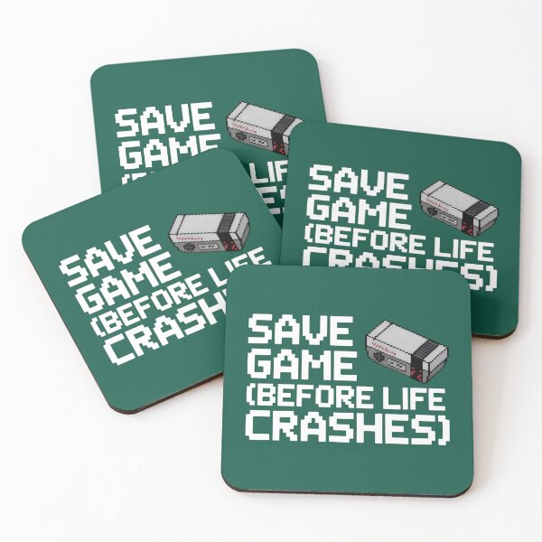Item preview, Save Game Before Life Crashes Pixel Console Design designed and sold by SplashTastic.