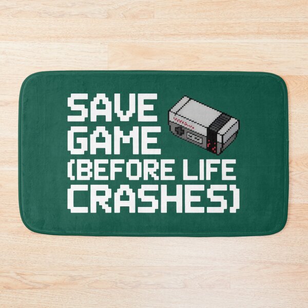 Item preview, Save Game Before Life Crashes Pixel Console Design designed and sold by SplashTastic.