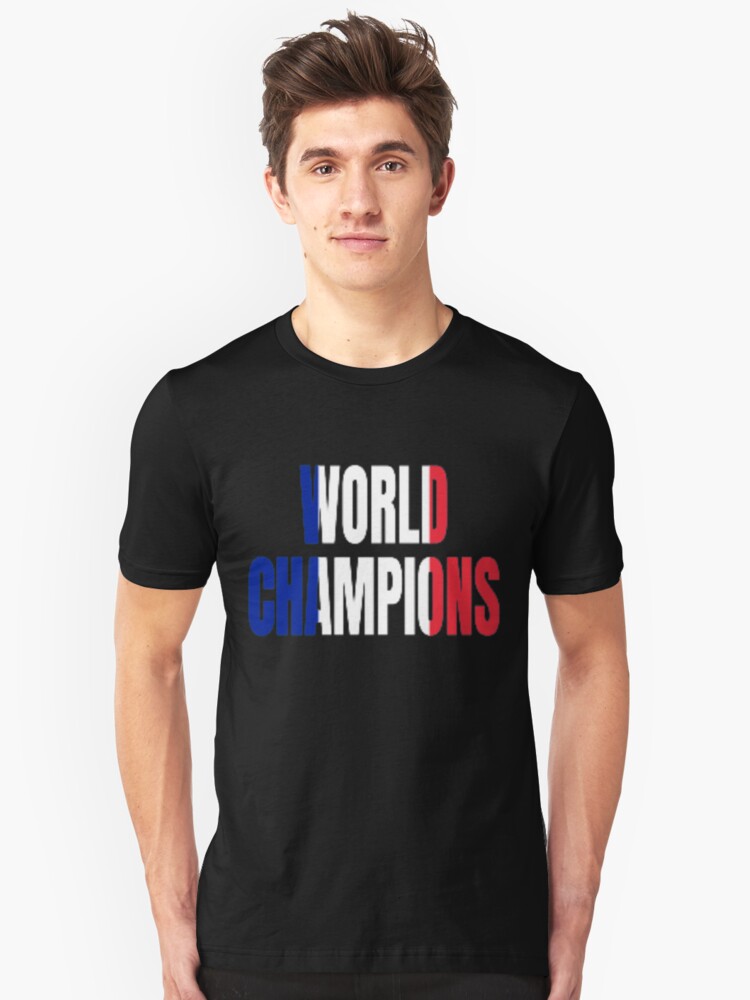 world champions soccer t shirt