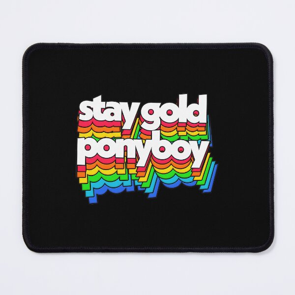 Item preview, The Outsiders Retro Rainbow Ponyboy Lettering designed and sold by ANTYDEPAUL.