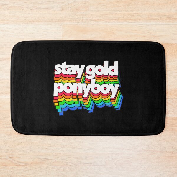 Item preview, The Outsiders Retro Rainbow Ponyboy Lettering designed and sold by ANTYDEPAUL.