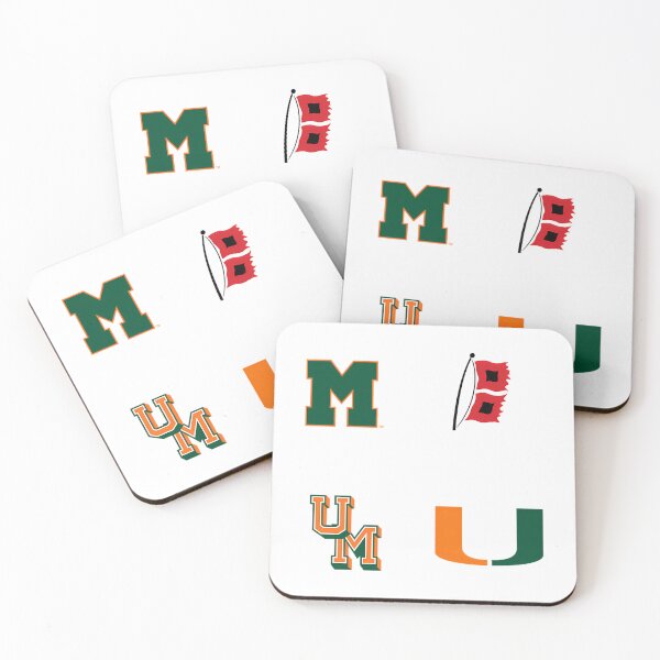 Item preview, Umiami Hurricanes Logo History designed and sold by rand-ylim.