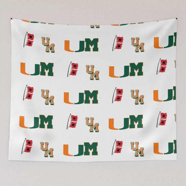 Item preview, Umiami Hurricanes Logo History designed and sold by rand-ylim.