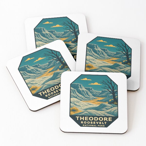 Item preview, Pegatina del Parque Nacional Theodore Roosevelt designed and sold by Ismeal Von.