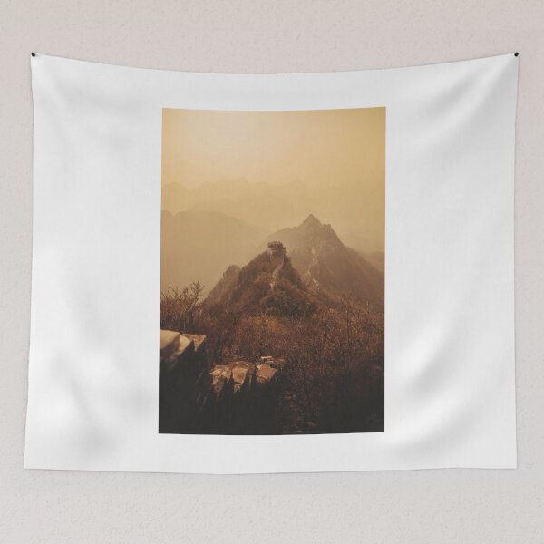 Item preview, Yellow Haze Mountain Range Photographic Print designed and sold by Mother-Nature65.