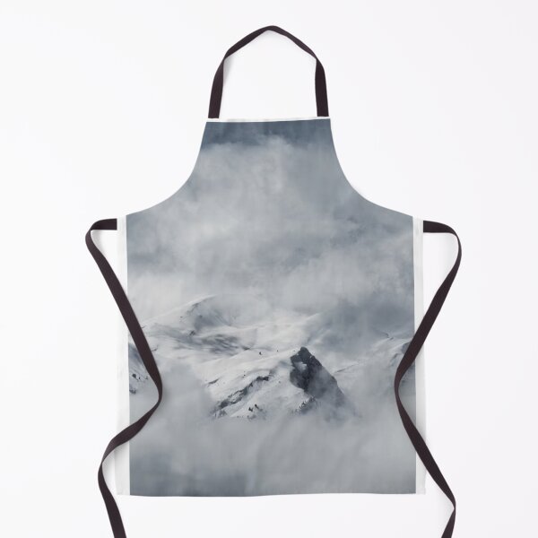 Item preview, Snowy Mountain Top In Clouds Photographic Print designed and sold by Mother-Nature65.