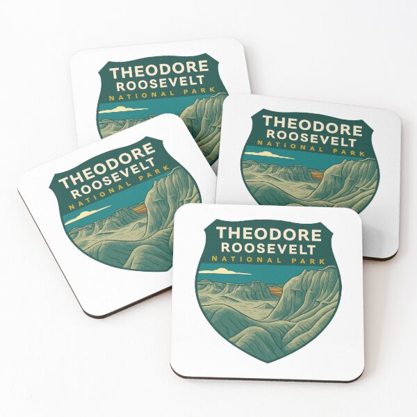 Item preview, Pegatina del Parque Nacional Theodore Roosevelt designed and sold by Ismeal Von.