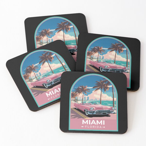Item preview, Viajes retro vintage de Miami designed and sold by rand-ylim.