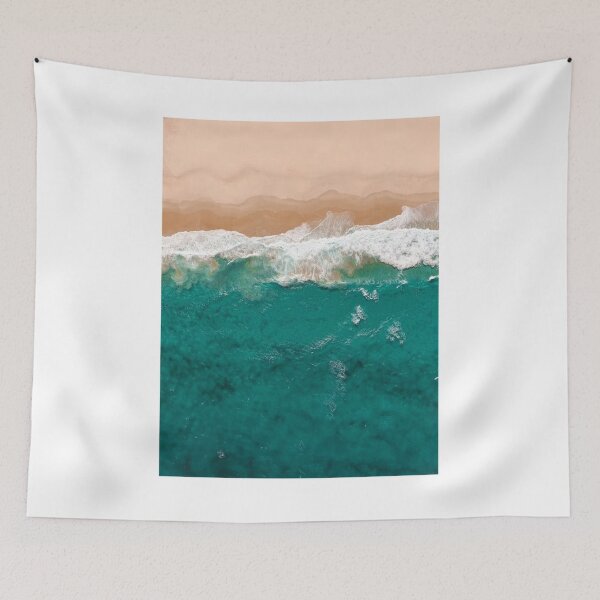 Item preview, Green Sea Golden Beach Photographic Print designed and sold by Mother-Nature65.