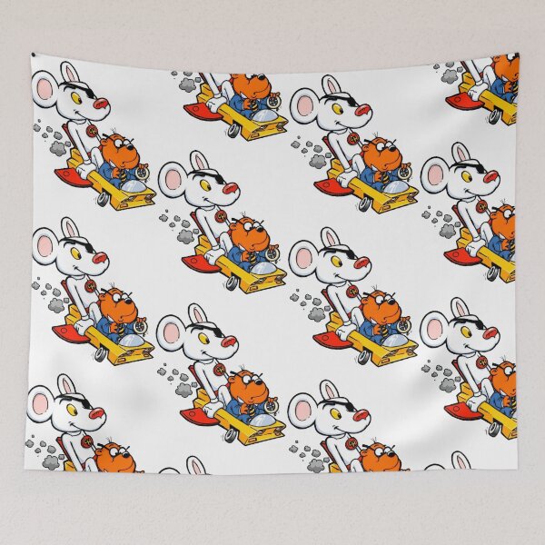 Item preview, Danger Mouse playing with penfold    designed and sold by er-danocen.
