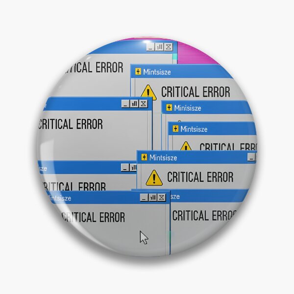 Item preview,  Windows Error Message Retro Computer Vaporwave 90s Internet Aesthetic designed and sold by GiftsForge.
