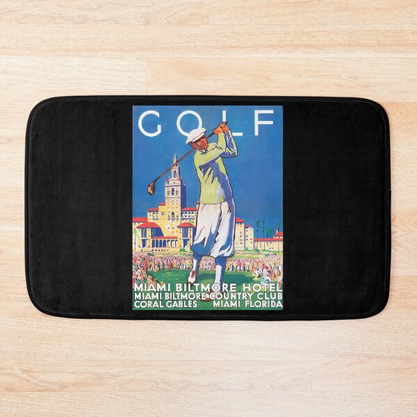 Item preview, Golf In Miami Vintage Travel Poster designed and sold by rand-ylim.