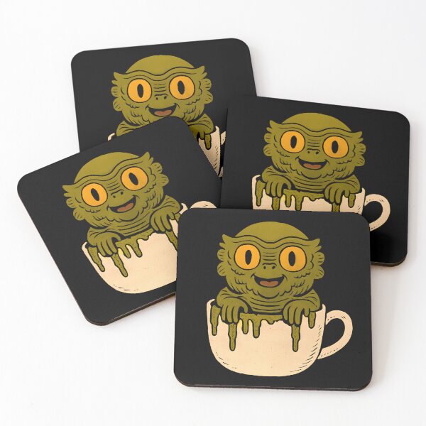 Item preview, Cute Swamp Creature in a Coffee Cup designed and sold by GeorgeLakee.