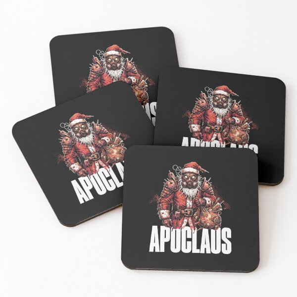 Item preview, Apoclaus - Post-Apocalyptic Santa Claus Gas Mask designed and sold by AnAzArt.