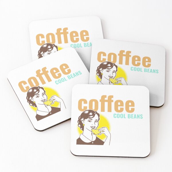 Item preview, Coffee Cool Beans 80's Nostalgia Design designed and sold by Lisaretroera.