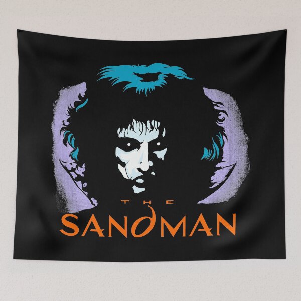 Item preview, The Sandman Circular Composition Blue Emblem designed and sold by StevMarkham.