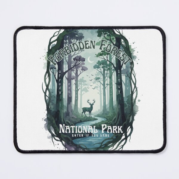 Item preview, Forbidden Forest National Park Vintage Hiking Tee designed and sold by BANKACEM.STORE.