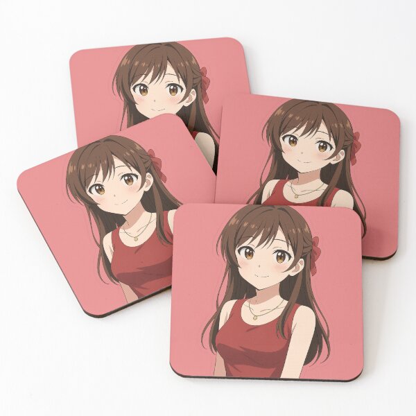 Item preview, Cute Anime Girl – Kawaii Aesthetic Original Character Art designed and sold by RkRihan.