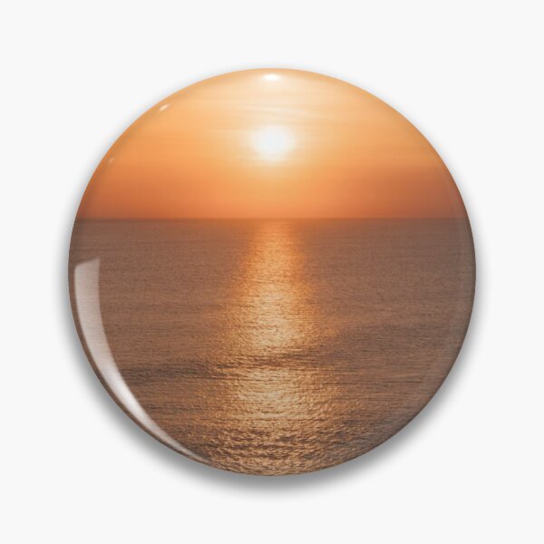 Item preview, Sunset Setting Over A Calm Sea Landscape Photographic Print designed and sold by Mother-Nature65.