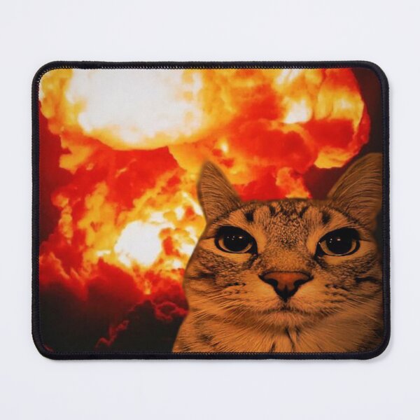 Item preview, Fantastic cat with explosions | Tiktok meme designed and sold by bursti.