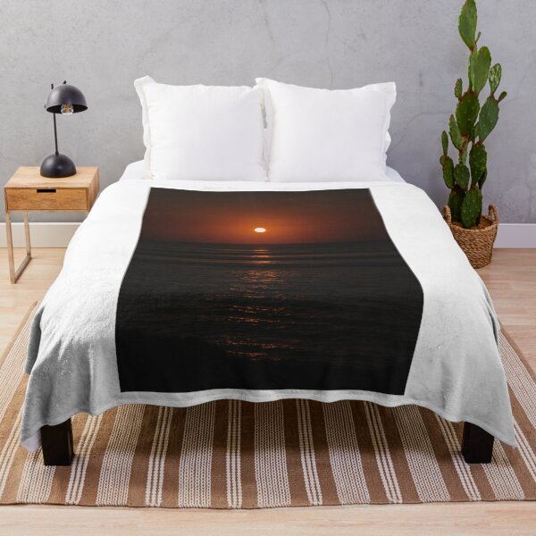 Item preview, Late Night Sun Setting Over A Sea Landscape Photographic Print designed and sold by Mother-Nature65.